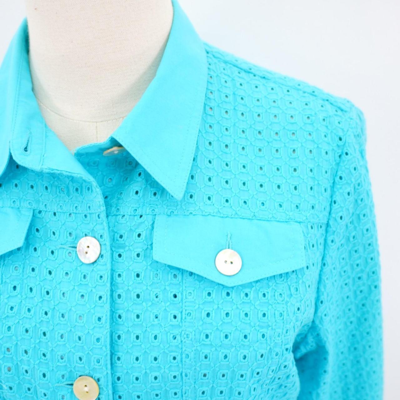 Ruby Rd. Women's Blouse - Blue - 12 – Ruby Rd. Pe… - image 2