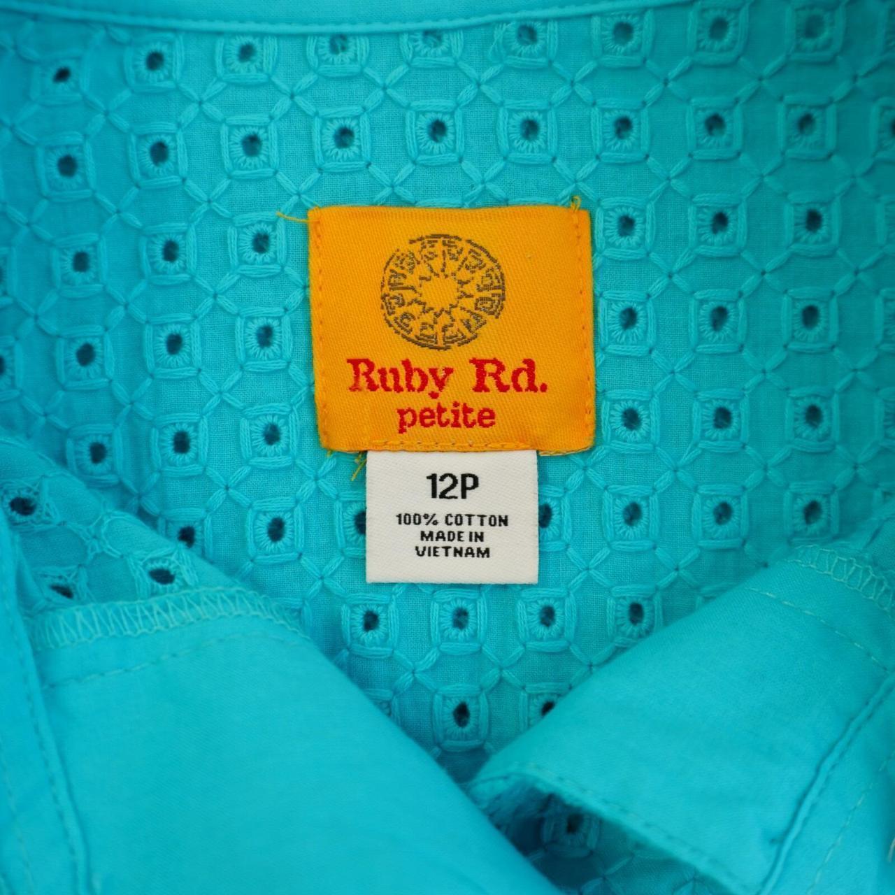 Ruby Rd. Women's Blouse - Blue - 12 – Ruby Rd. Pe… - image 8