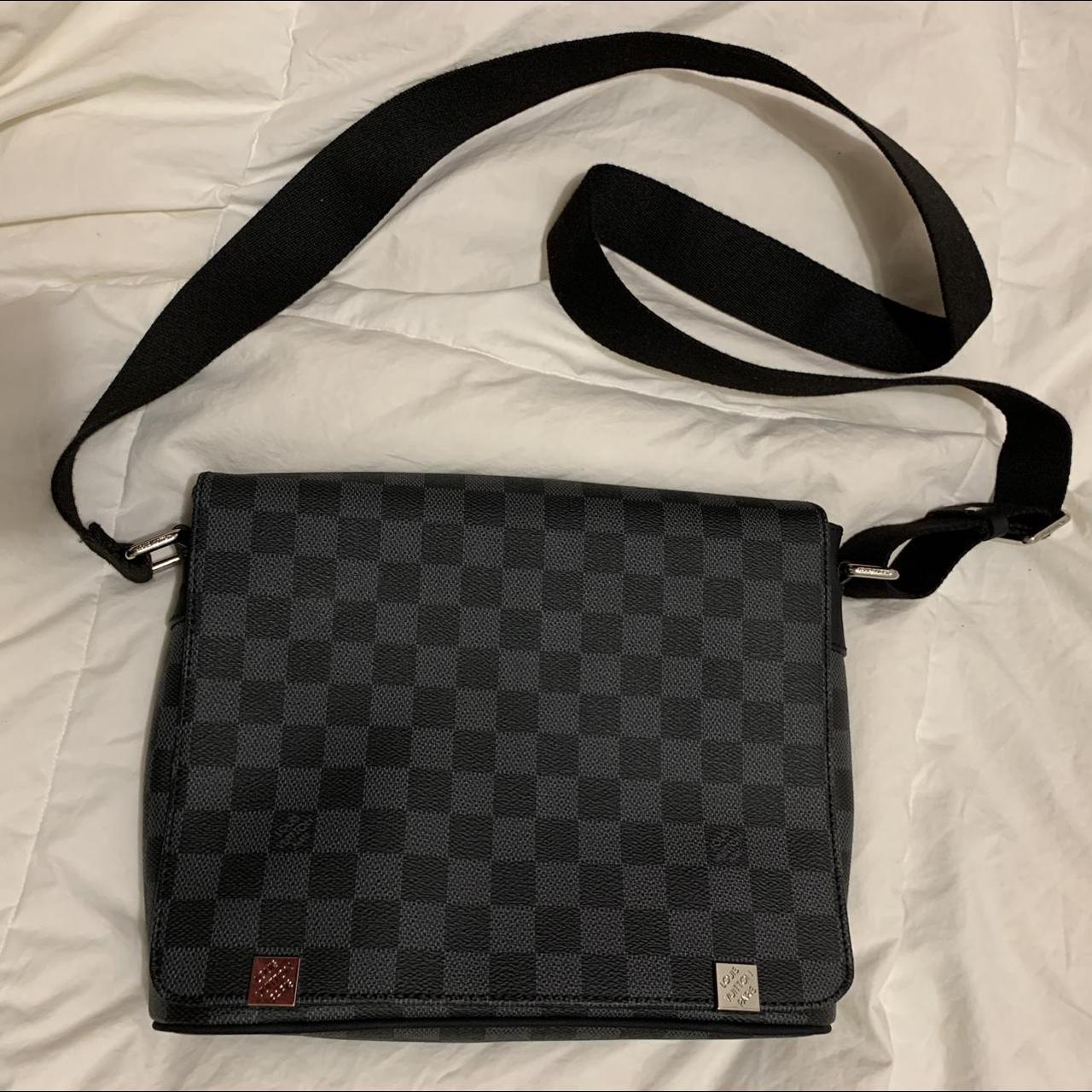 LV Messenger District Damier Graphite Black - Used... - Depop