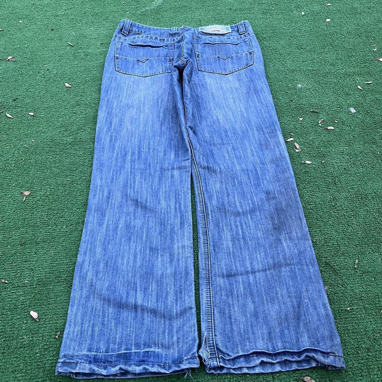 Baggy Jnco Style Machine Jeans Size 32X30 No... - Depop