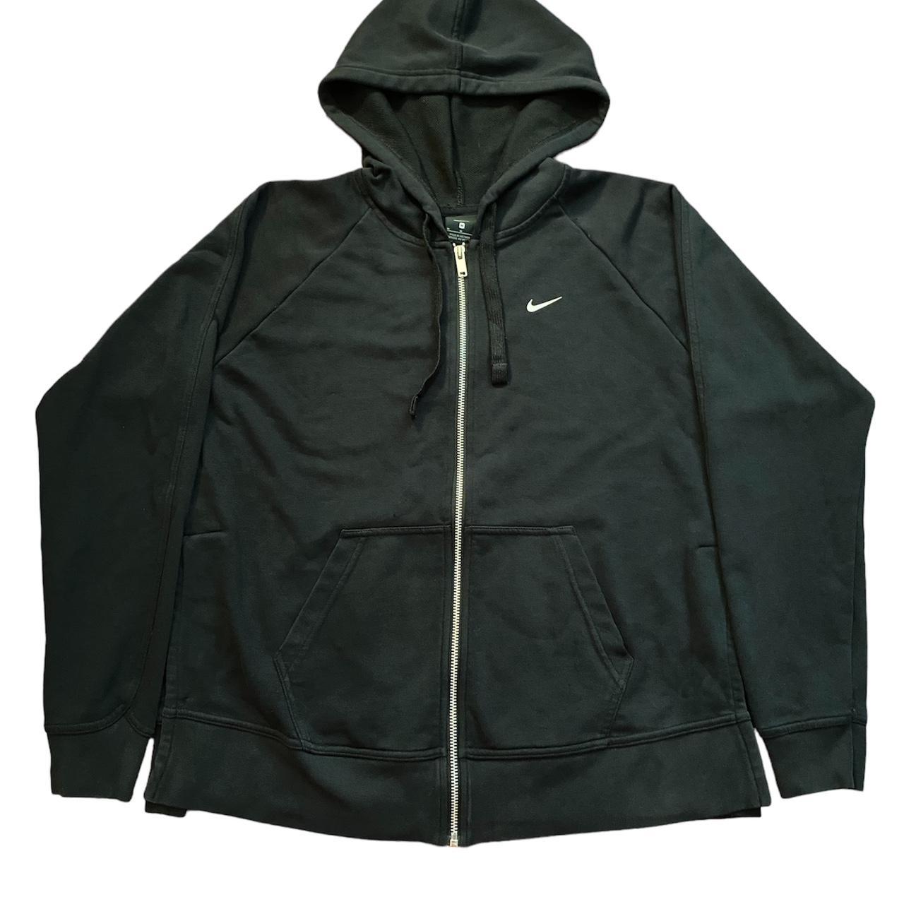 womens black nike zip top