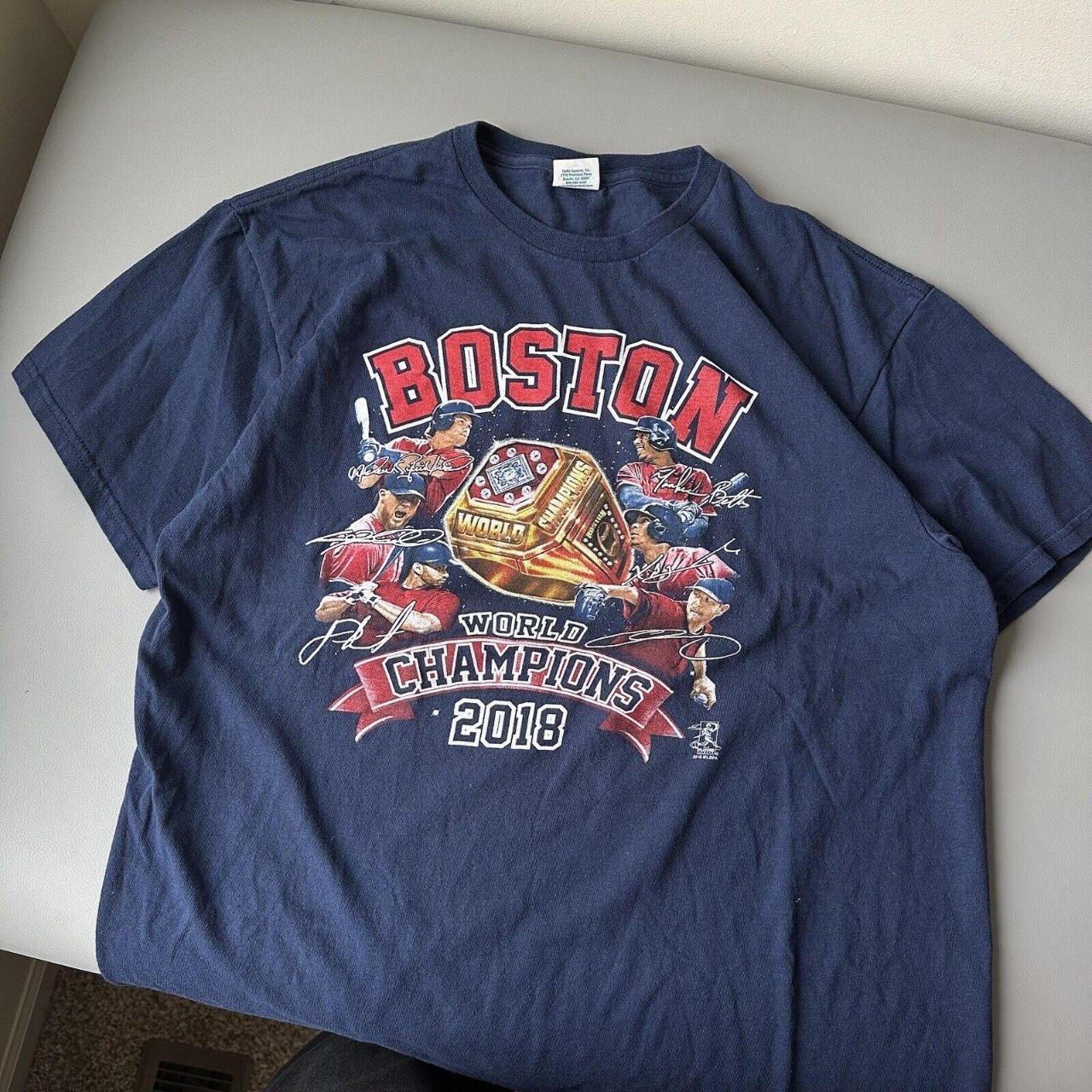 Red sox world series champions 2018 t shirt on sale