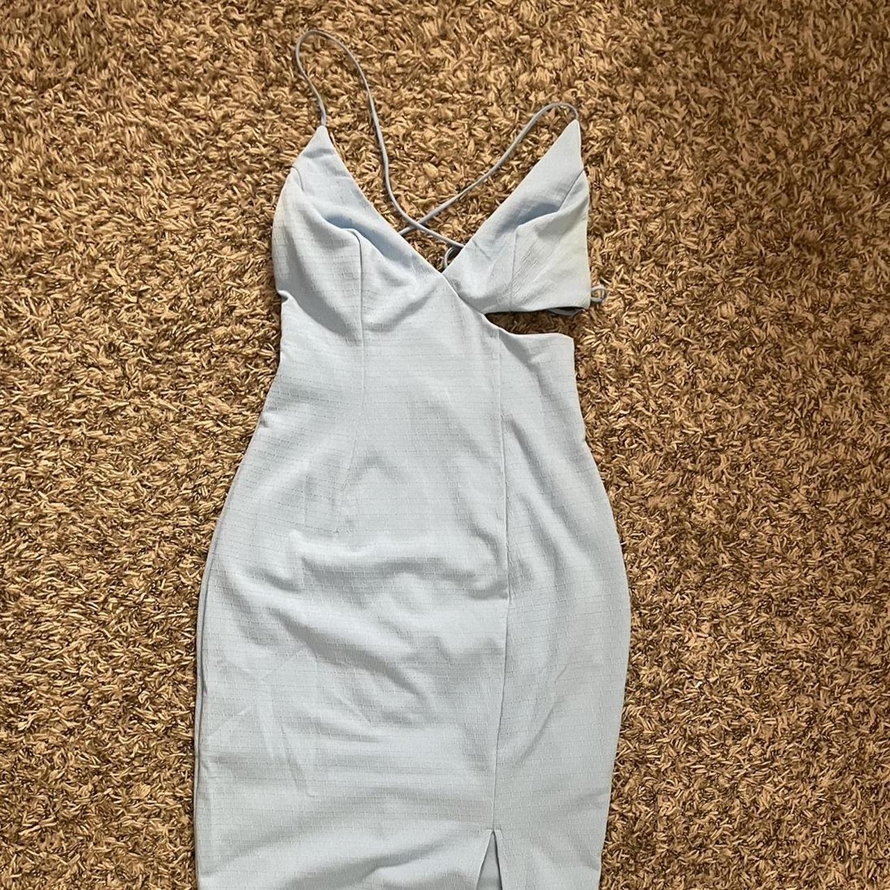 Hello Molly light blue midi dress (was a little... Depop