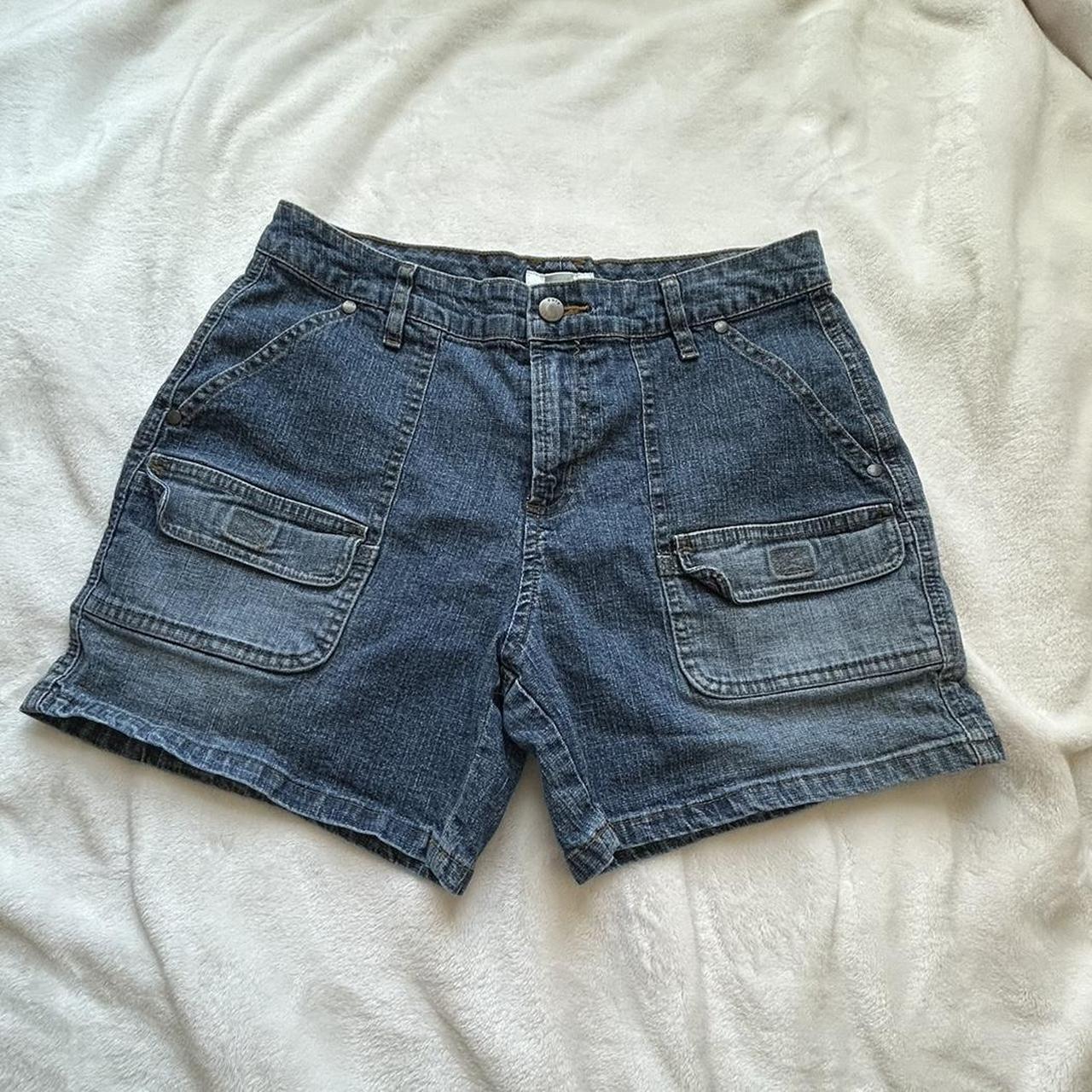 Super Cute Denim Cargo Shorts 🚗 Size 8 Perfect for... - Depop