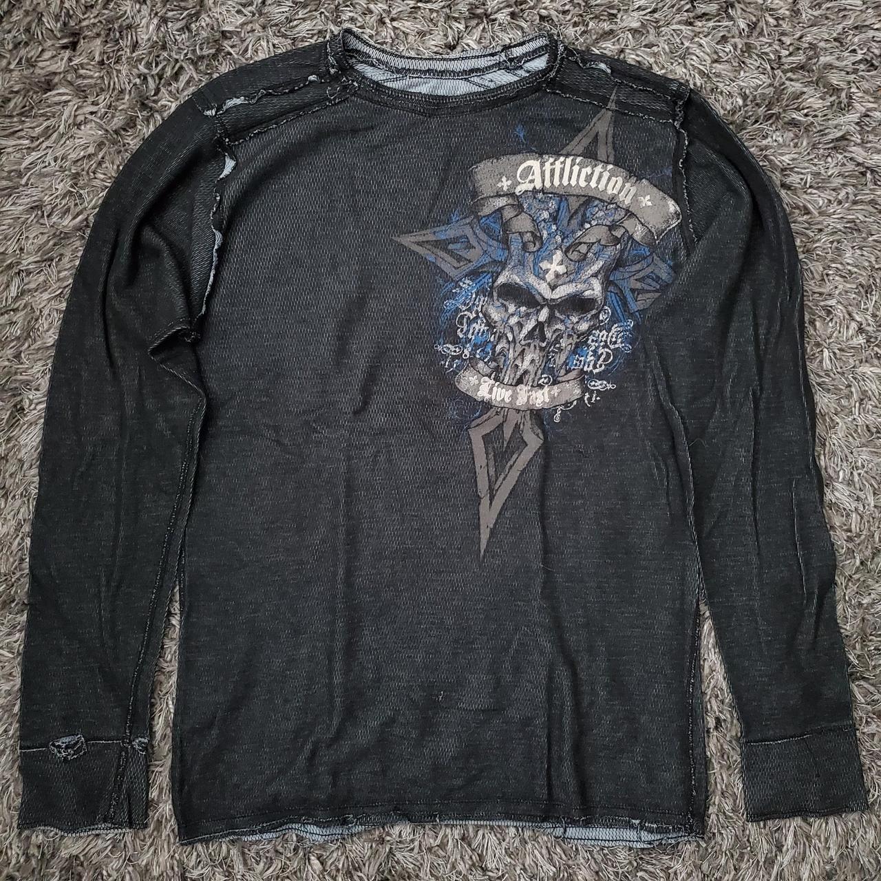 Reversible affliction thermal basically like buying... - Depop