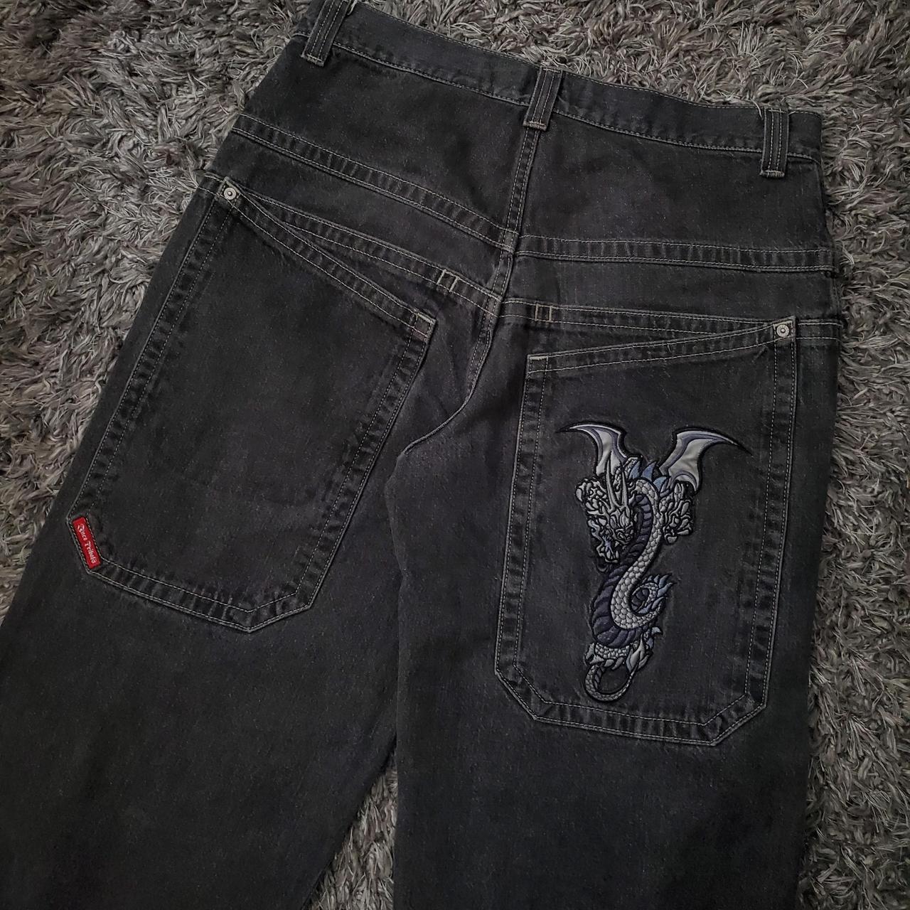 Jnco dragon tribal jeans this a really rare pair in... - Depop