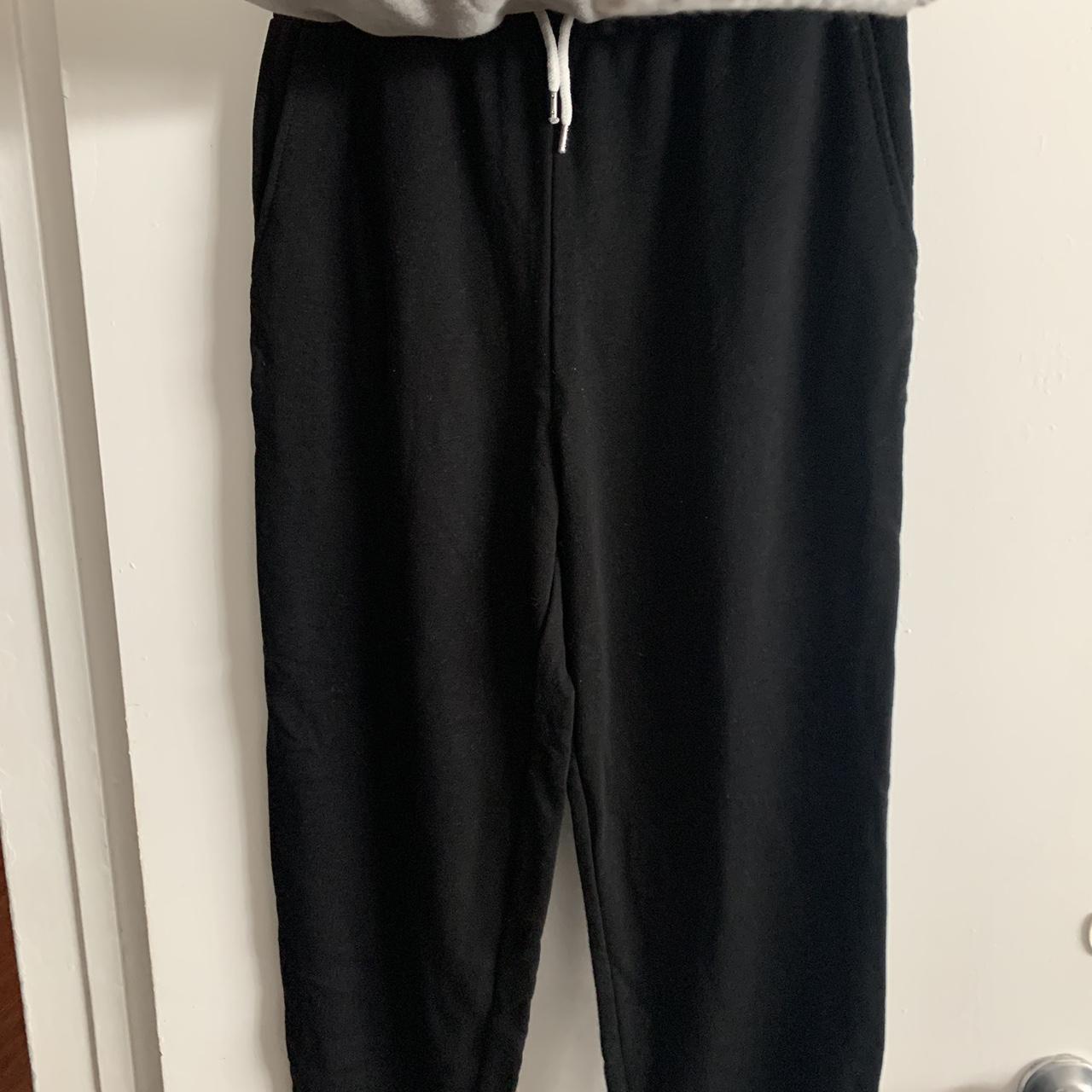 Forever 21 Women's Black and Grey Joggers-tracksuits | Depop