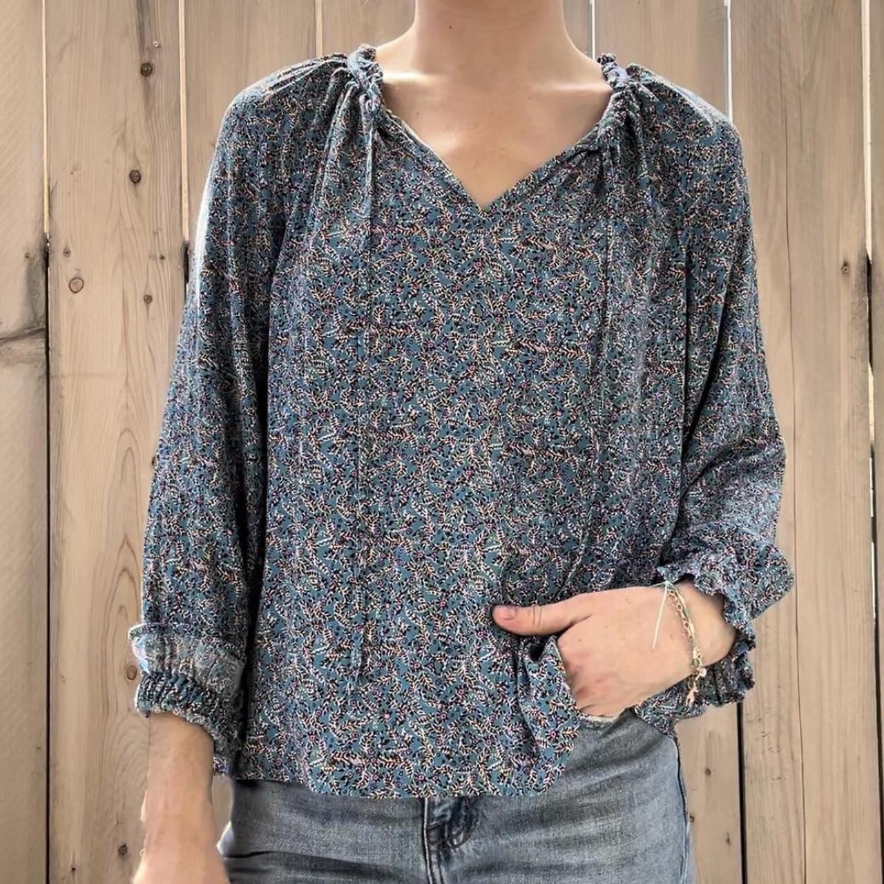 Loft floral blouse on sale