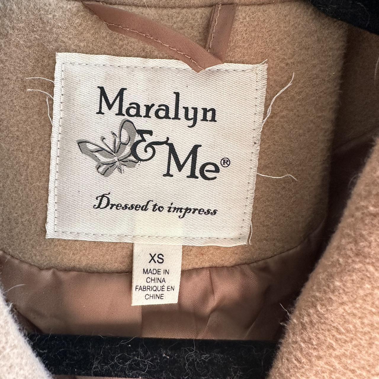 Maralyn & Me Women's Tan Coat (2)