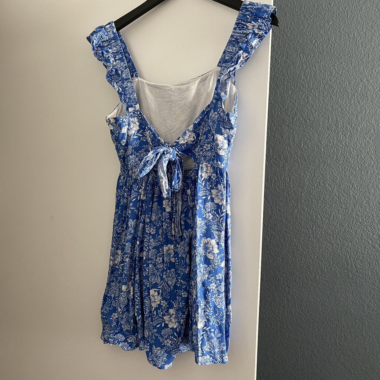 Tillys Women's Blue Dress | Depop