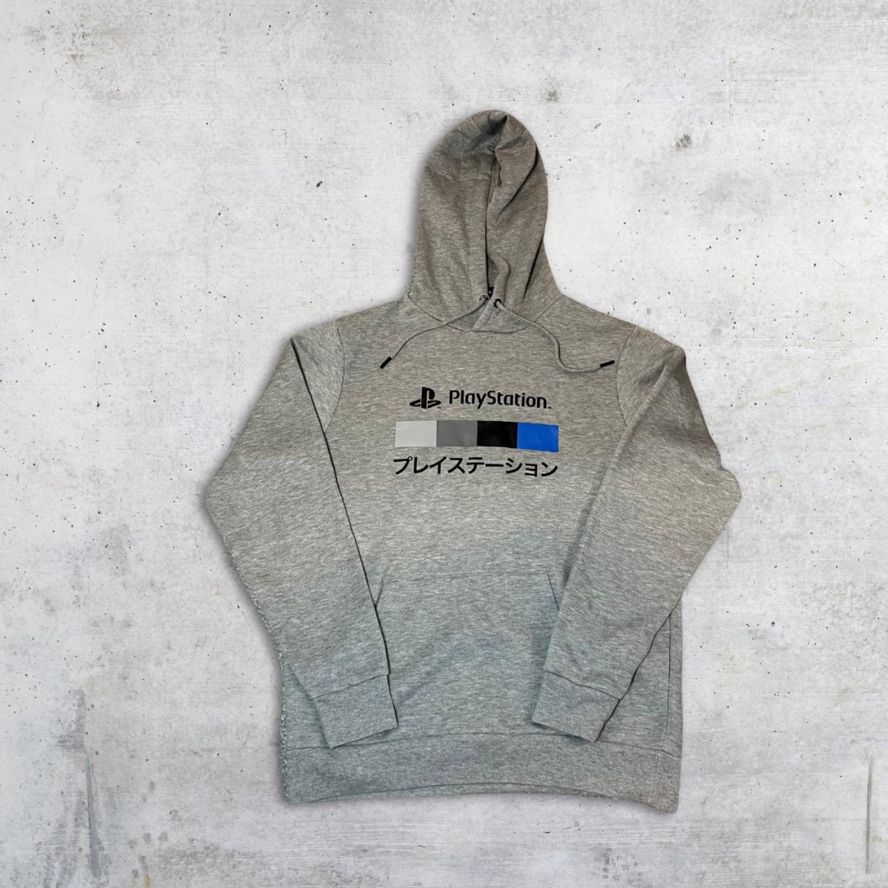 Grey official playstation Sony DIFUZED hoodie with