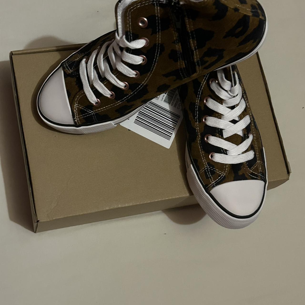 Leopard print shop converse size 5