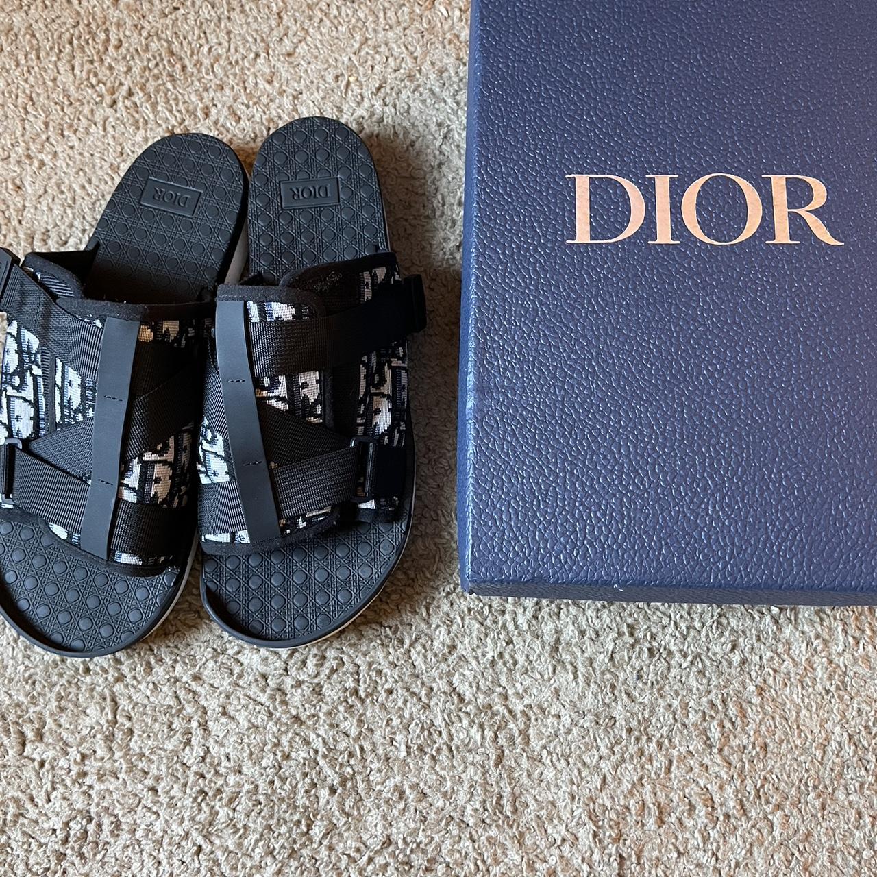 Dior slides size 10 good as new Depop