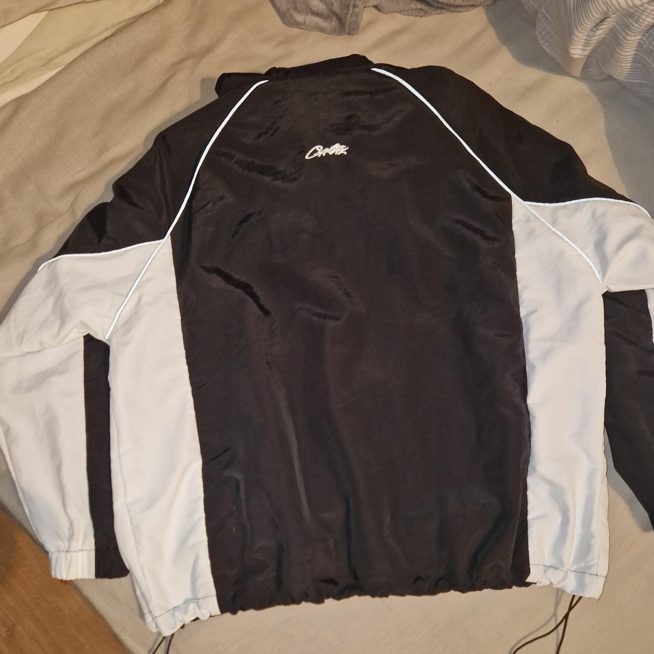 SOLD ALREADY Corteiz black and white windbreaker... - Depop