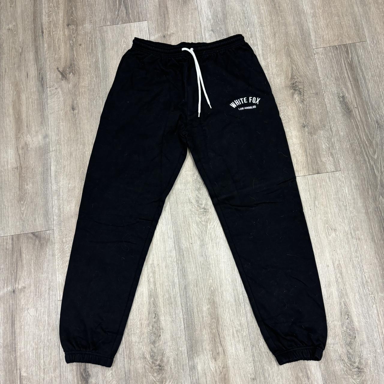 White Fox Boutique Sweatpants -50% Cotton and 50%... - Depop