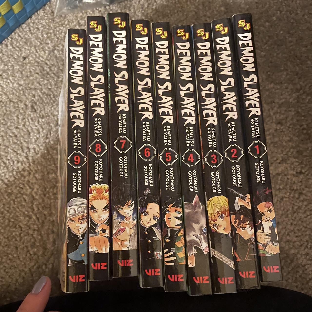 Demon Slayer Books 1 9 Shipping Included In Price Depop