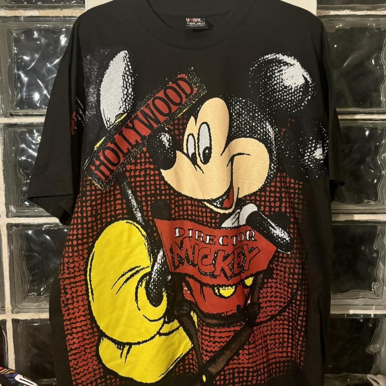 Vintage Mickey Mouse Double Sided Graphic... - Depop