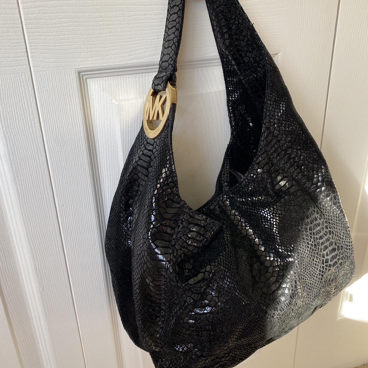 Michael kors black fulton on sale bag