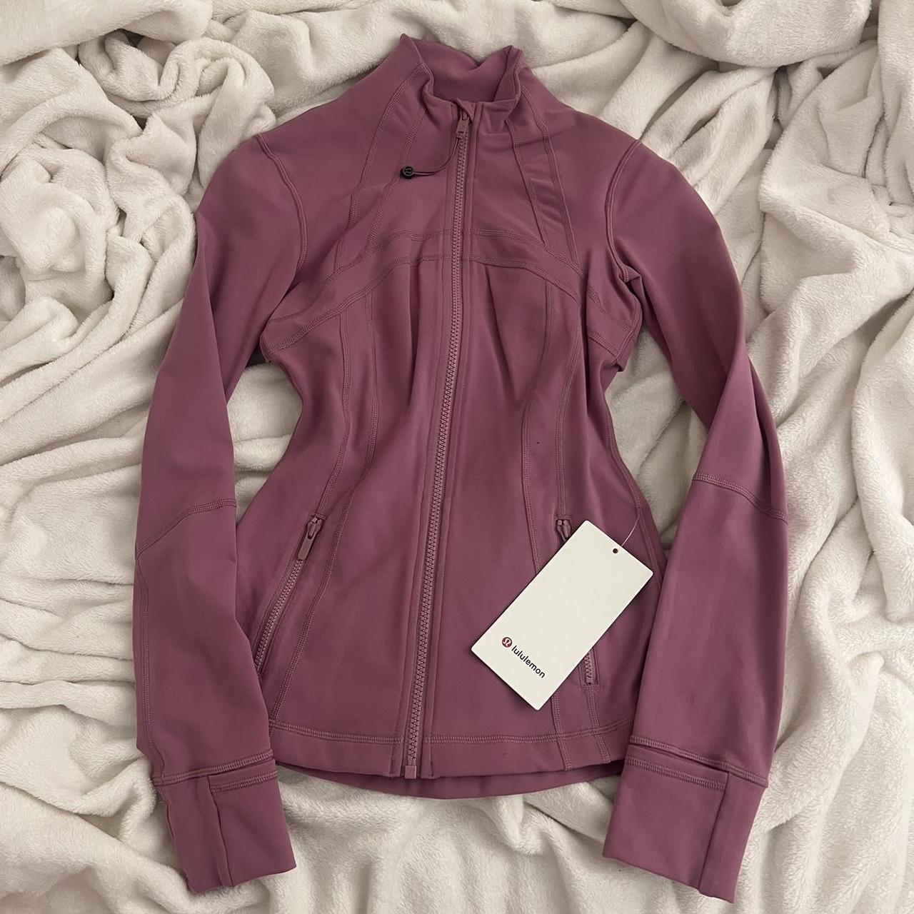 Lululemon Define Jacket in Velvet Dust Size... - Depop