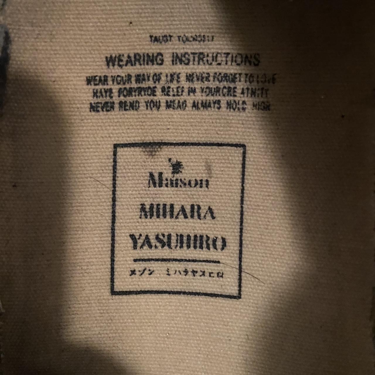 Maison mihara Worn has a little mark in the front... - Depop