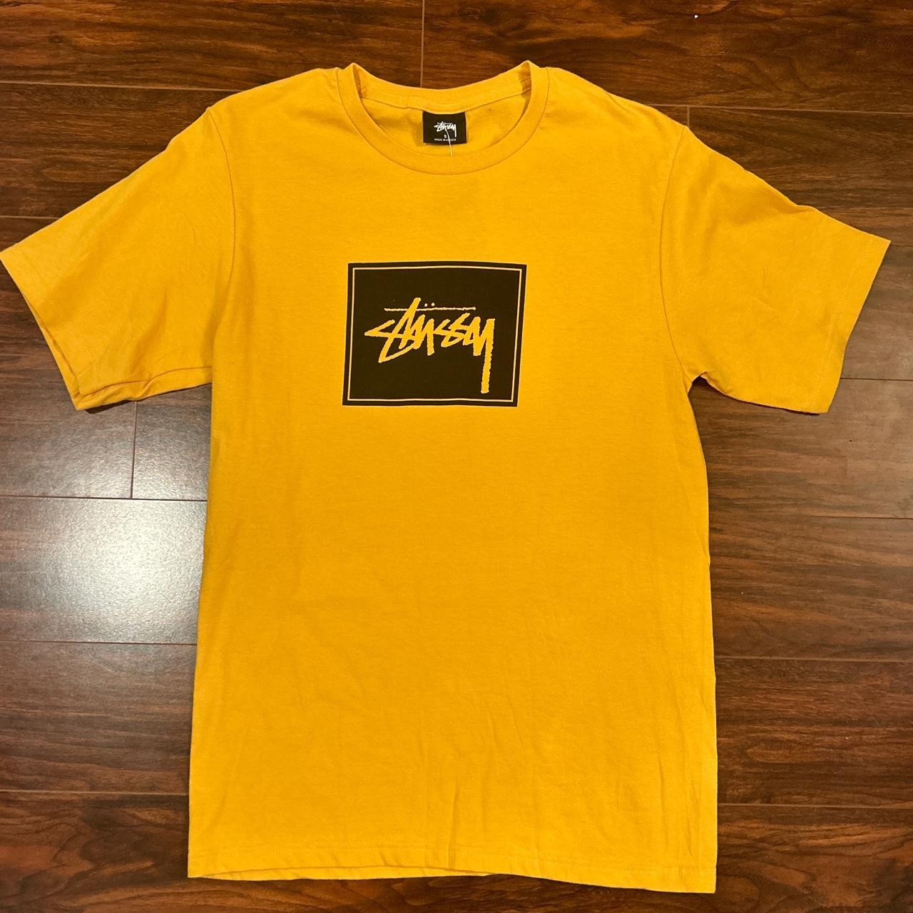 Yellow Stussy Shirt - Depop