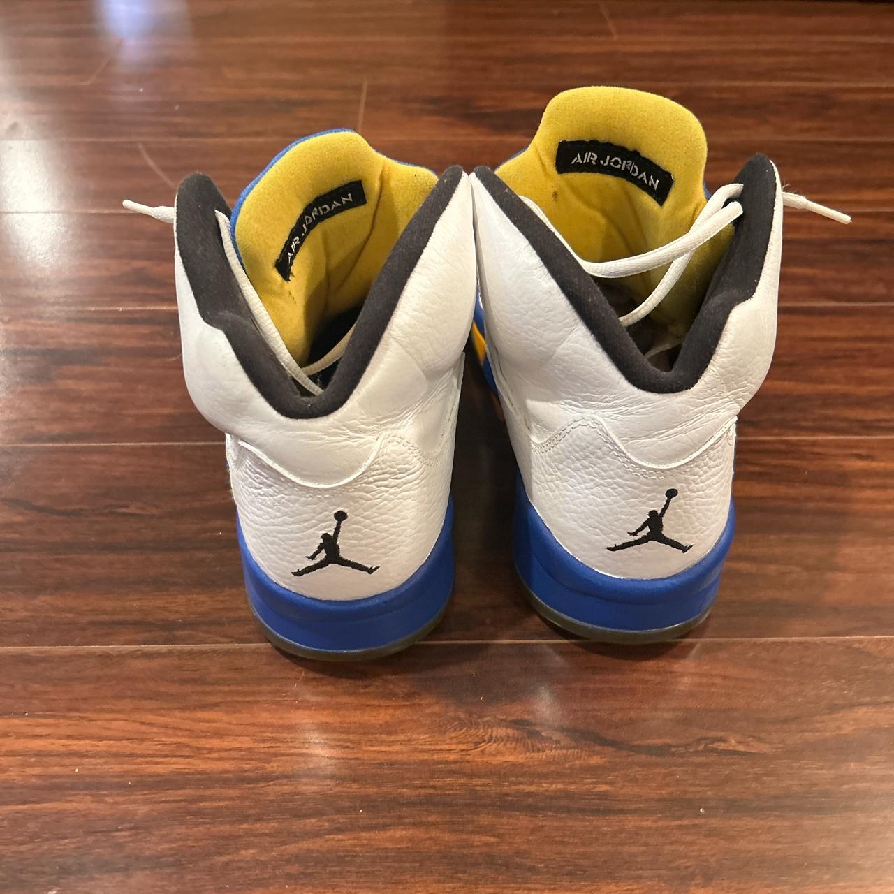 Jordan 5 Retro Laney - Depop