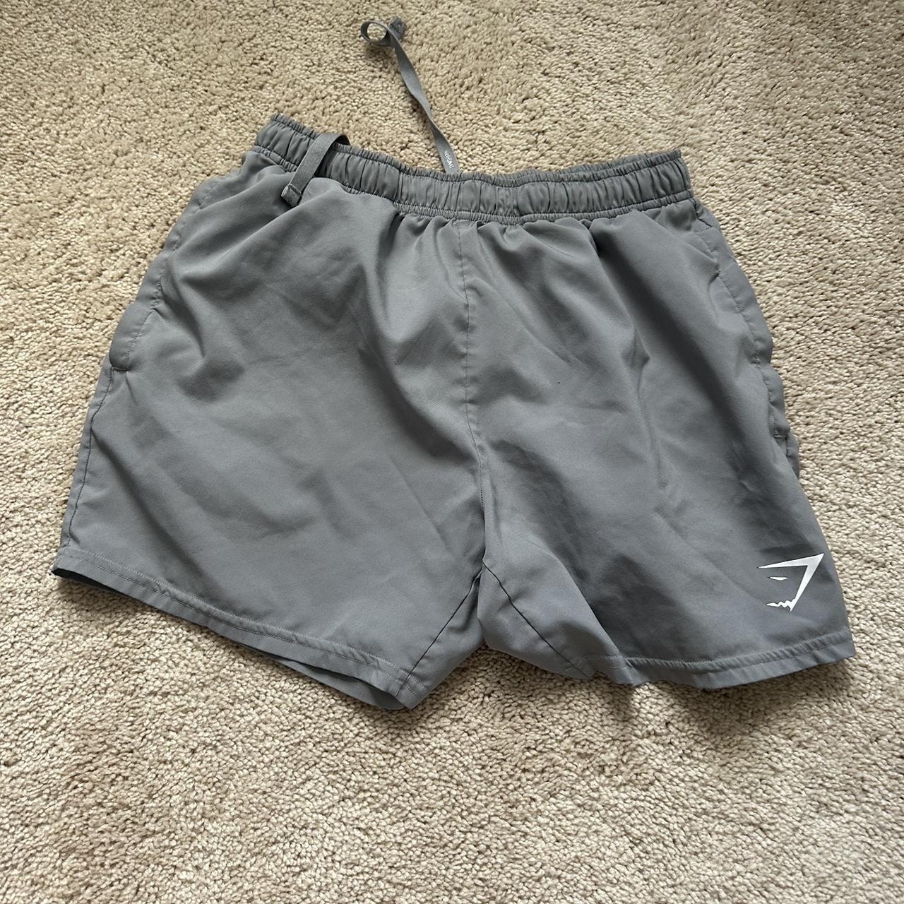 Light gray Gymshark shorts. Barely worn, 5in inseam.... - Depop