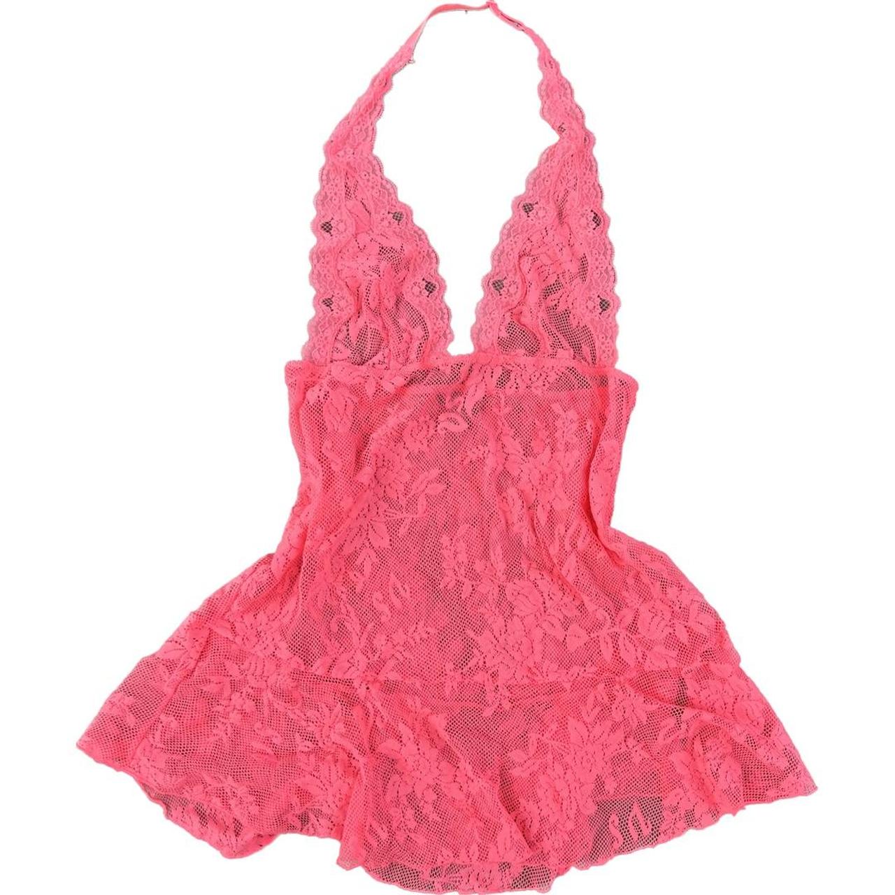 🎀 Bright pink lace 🌟 Pictures don’t do the color... - Depop