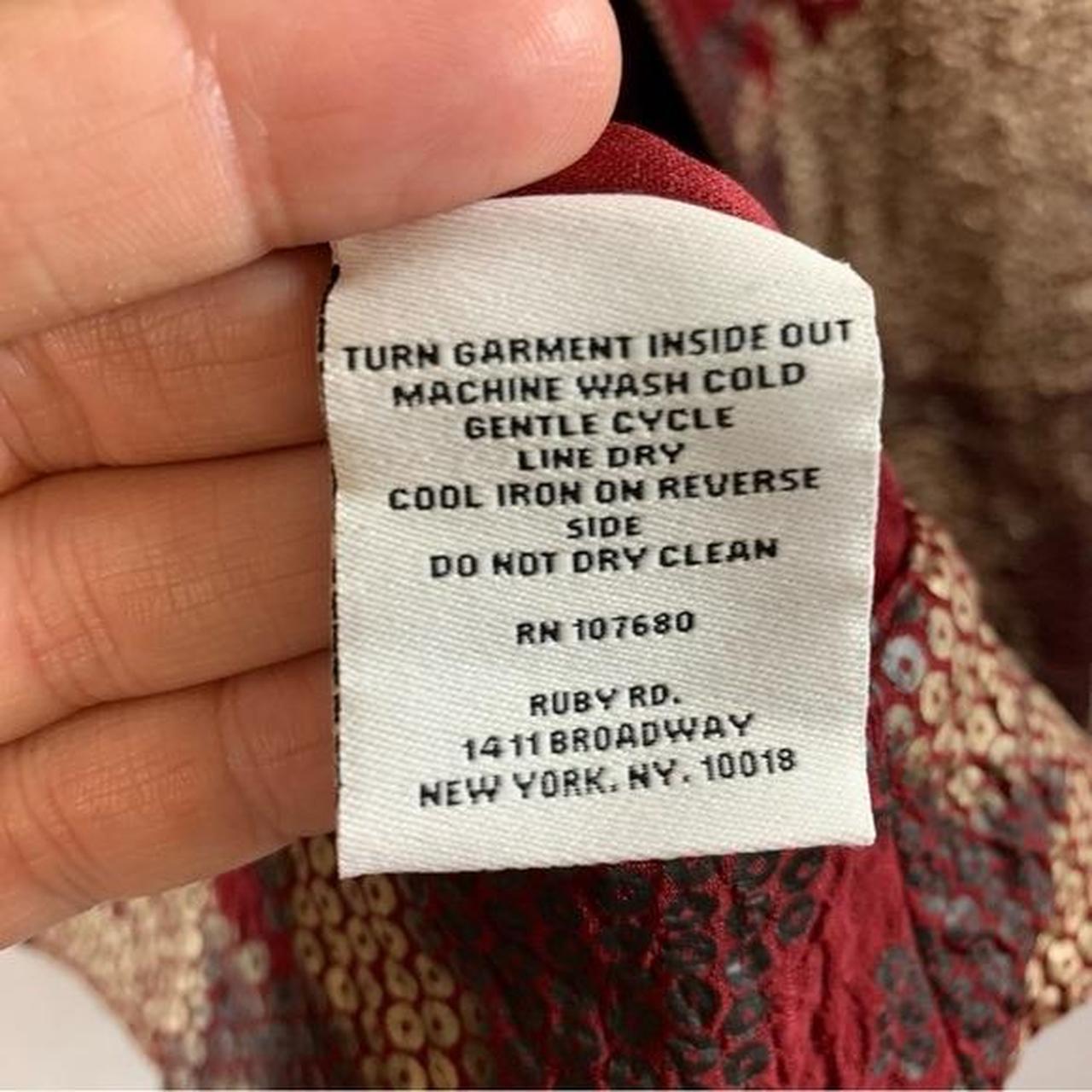 Ruby Rd. Women's Jacket - Red/Gold - L – VTG Ruby… - image 4