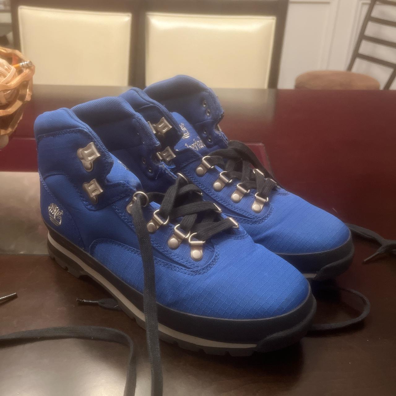 Timberland euro hiker on sale blue