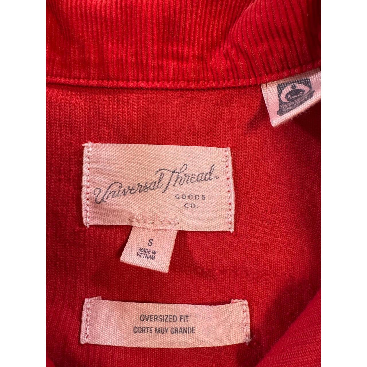 Universal Thread Women's Shacket Jacket - Red - S… - image 7