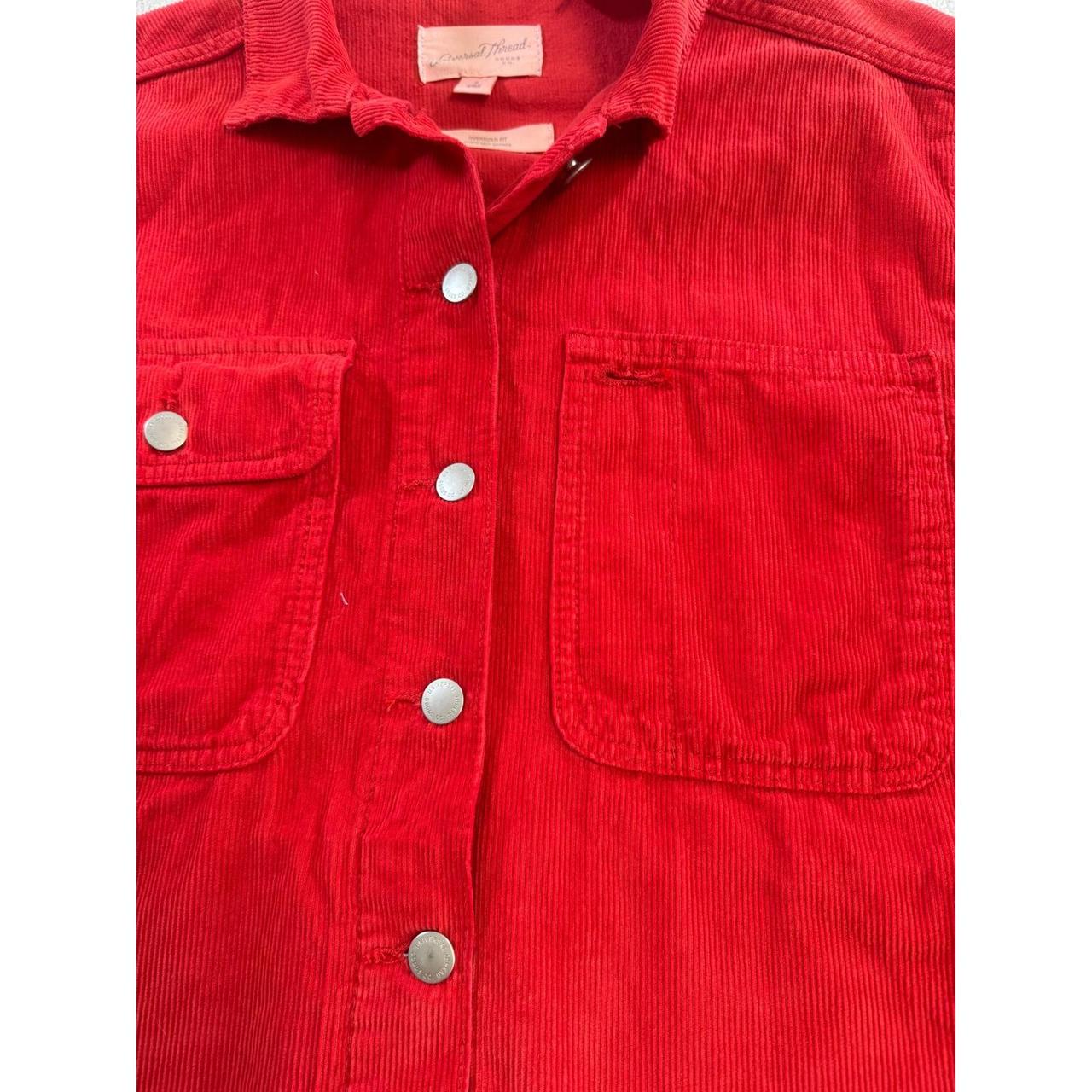 Universal Thread Women's Shacket Jacket - Red - S… - image 6