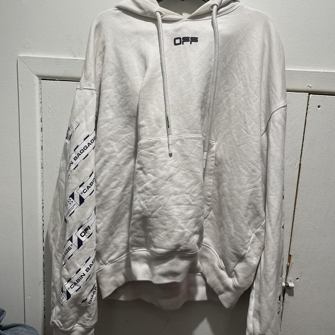 Off white hoodie retail price best sale