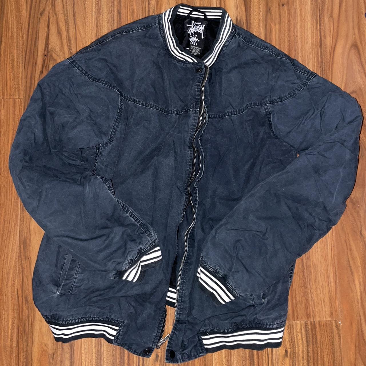 Vintage Stussy World Tour Skulls Zip Up Hoodie - | Depop