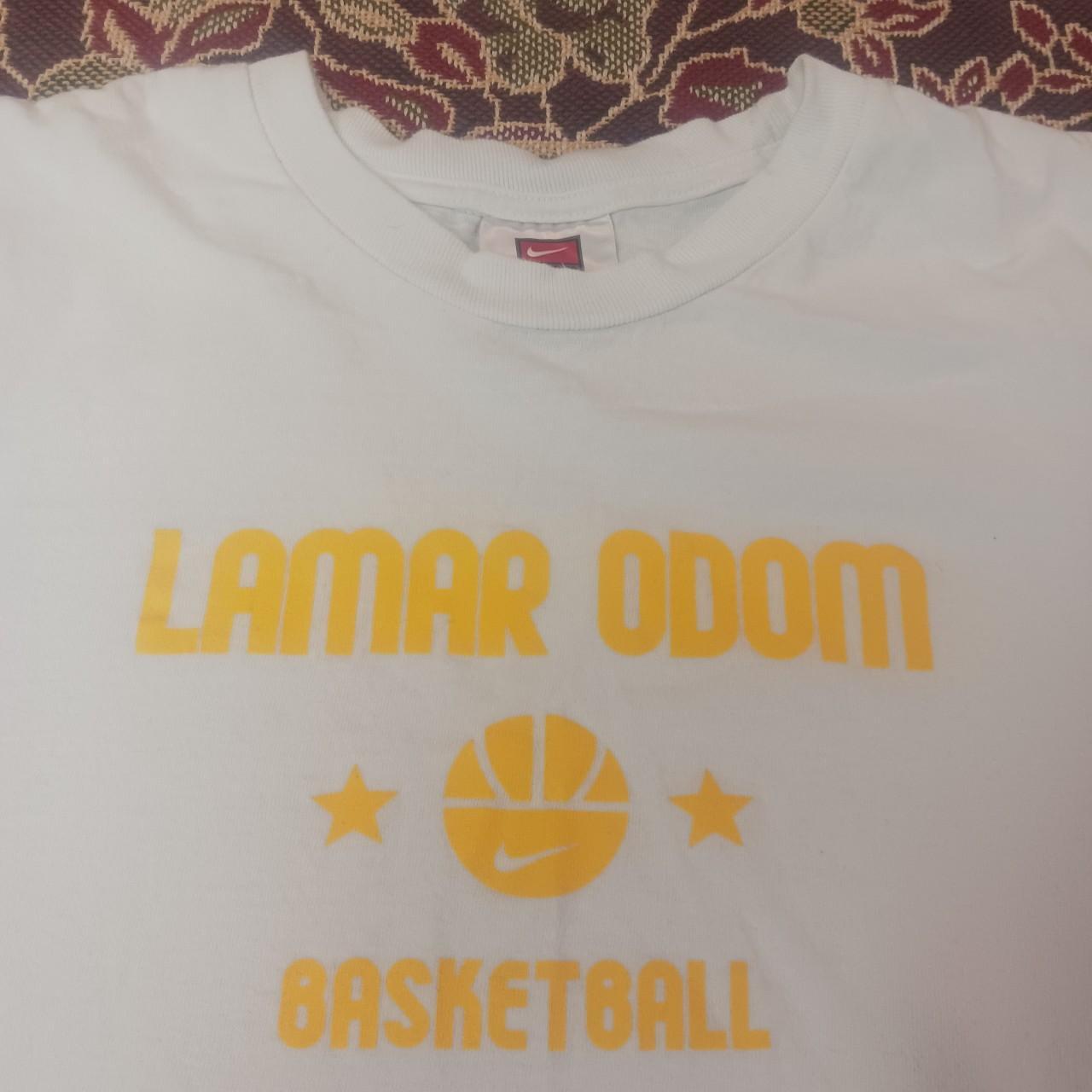 Lamar Odom Basketball Nike T-shirt. Size Large. Made - Depop