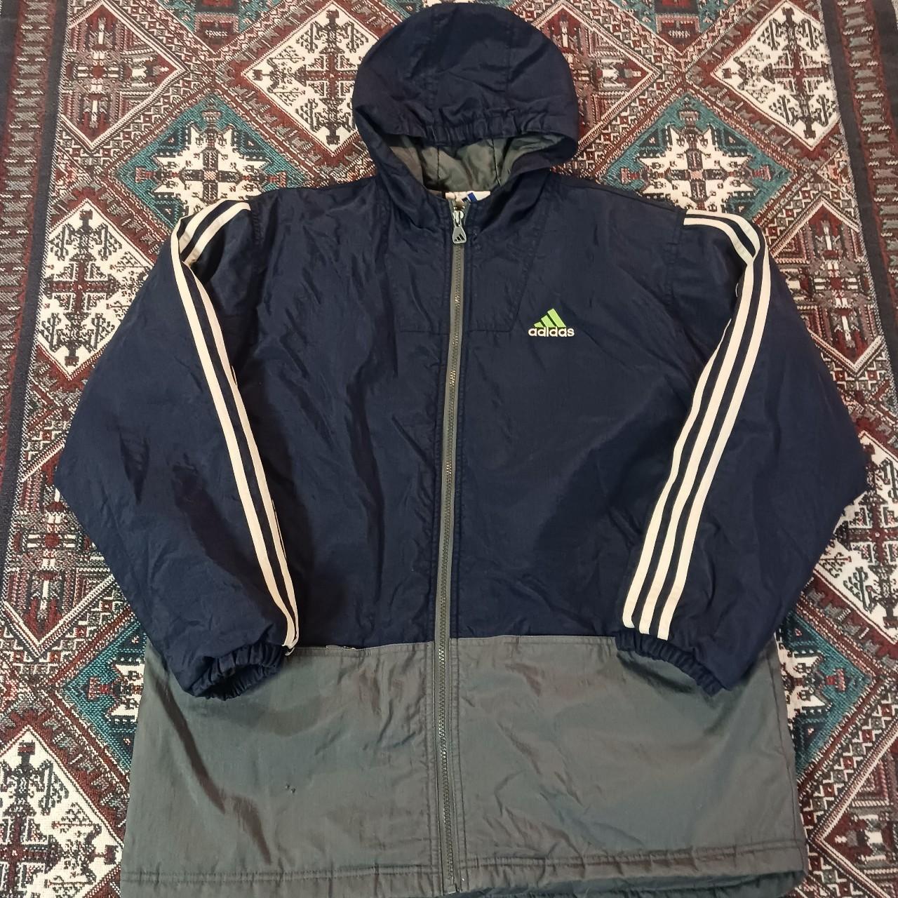 Vintage Adidas Insulated Full Zip Jacket... - Depop