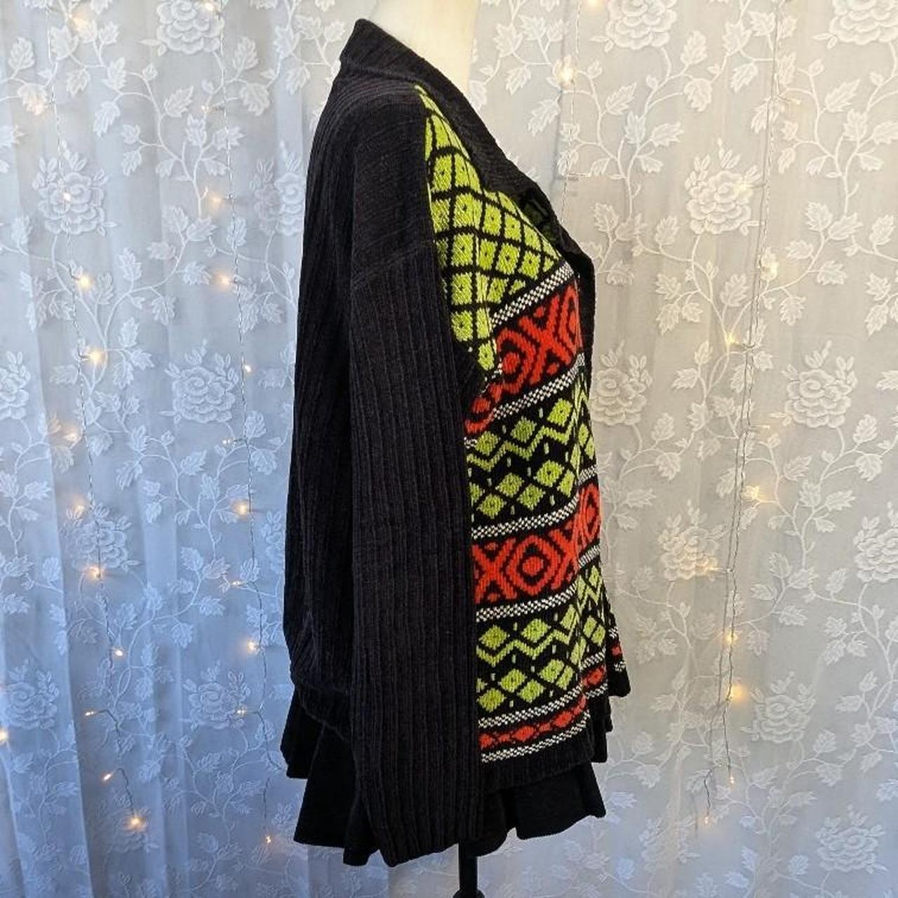 Source Unknown Women's Cardigan - Multi/Black - L… - image 3