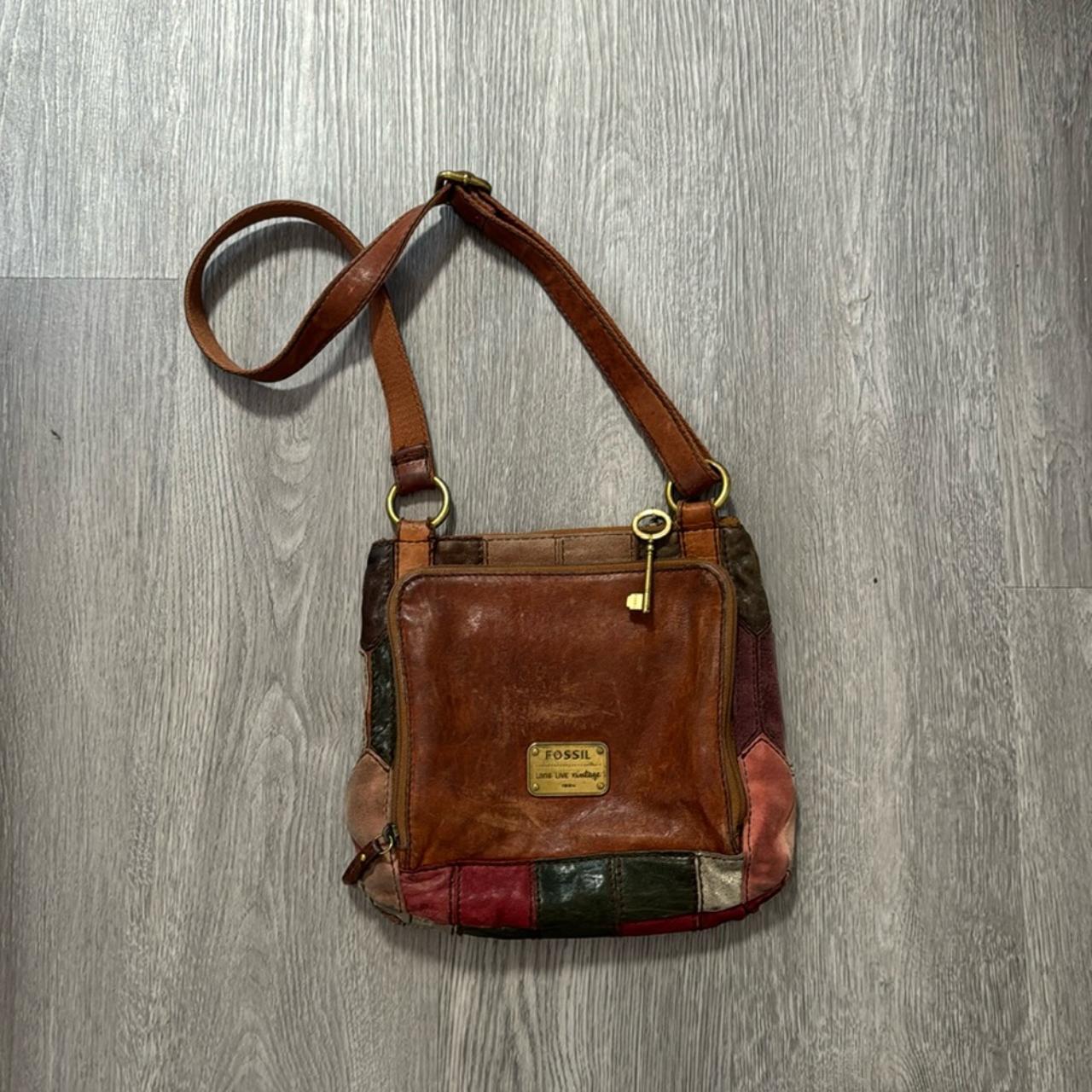 Fossil purchases Long Live Vintage tan leather crossbody