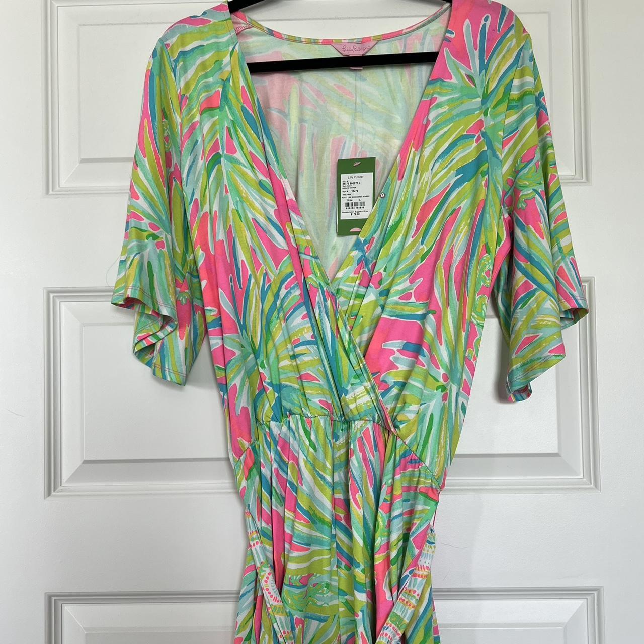 Lilly Pulitzer Tiki Wrap high quality Romper