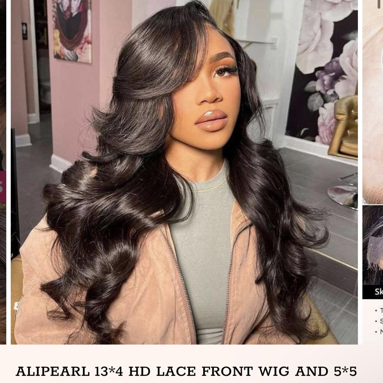 24 Inch ALIPEARL 13 4 HD LACE FRONT WIG HAIR Depop   P0 