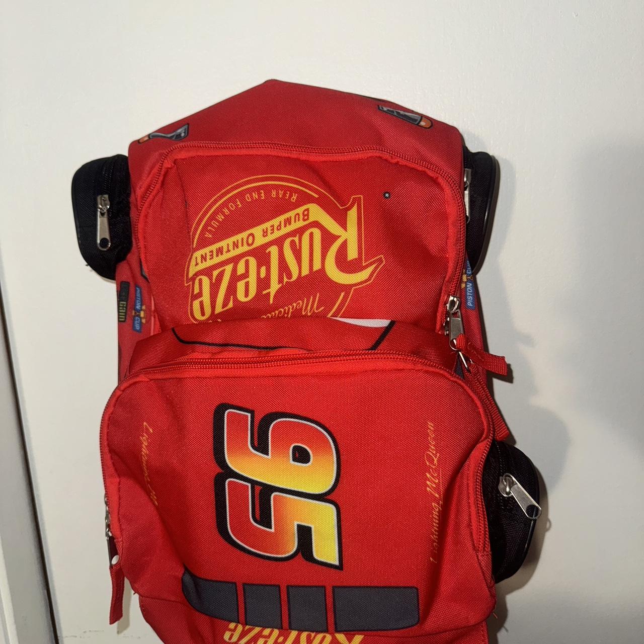 Lightning mcqueen outlet backpack target