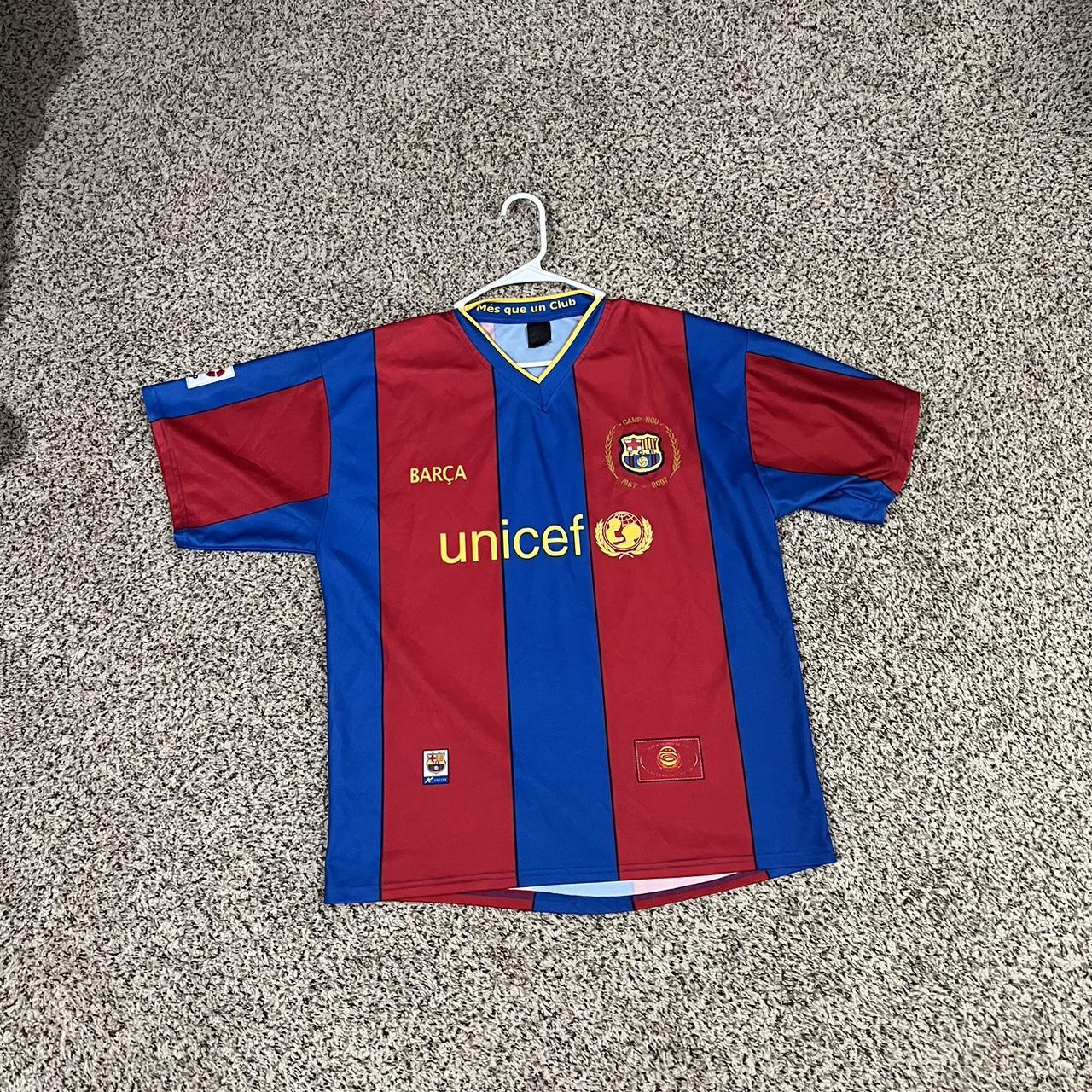 Vintage 2007 Barcelona home jersey #vintage #retro... - Depop