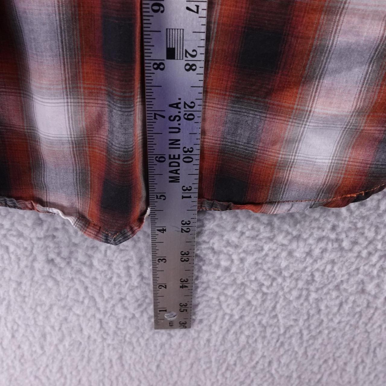 Preloved Men's Shirt - Red/White - L – Plains Wes… - image 5