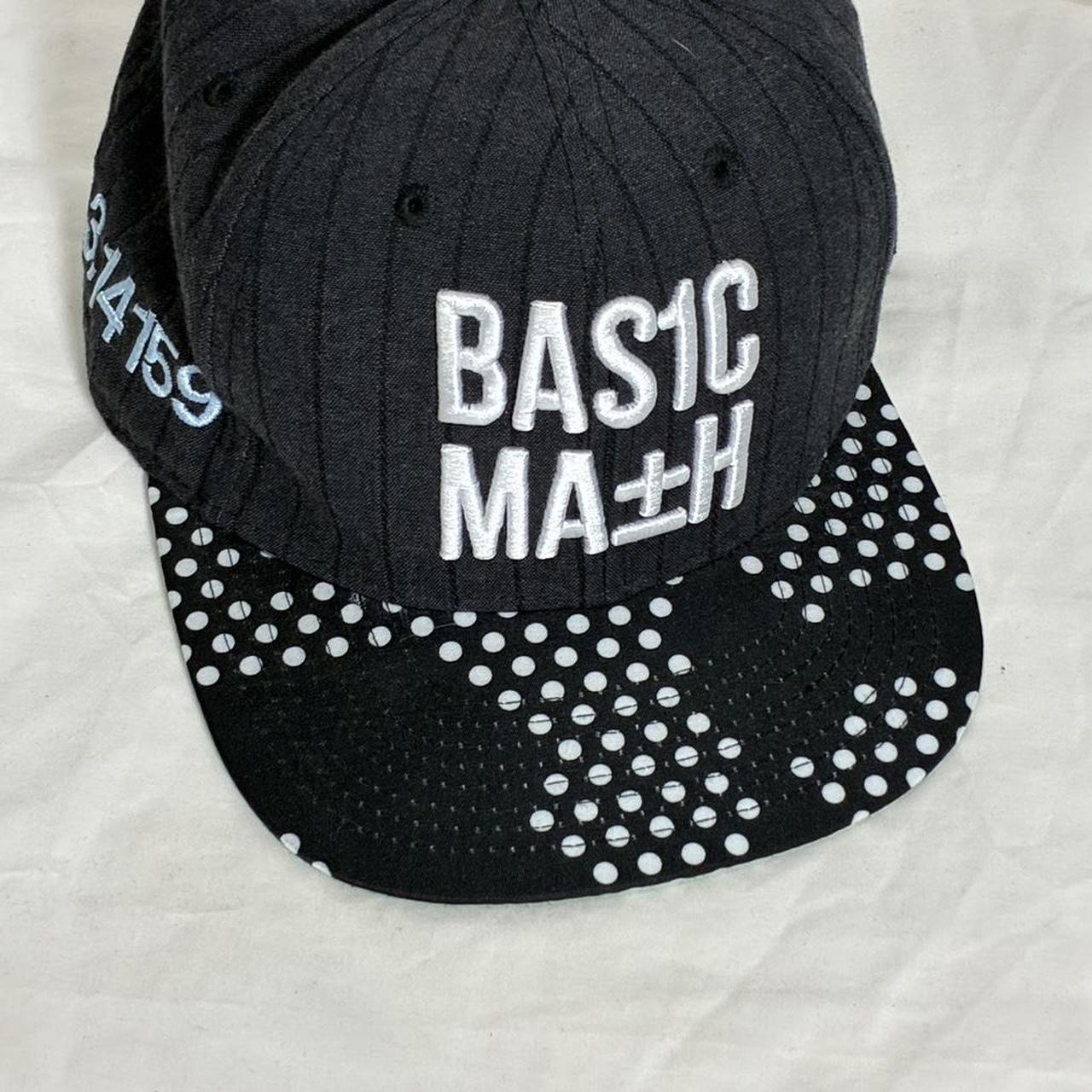Men's Caps - Black/Grey – Basic Math black snapba… - image 1