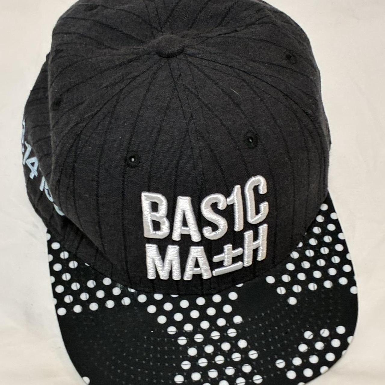 Men's Caps - Black/Grey – Basic Math black snapba… - image 8