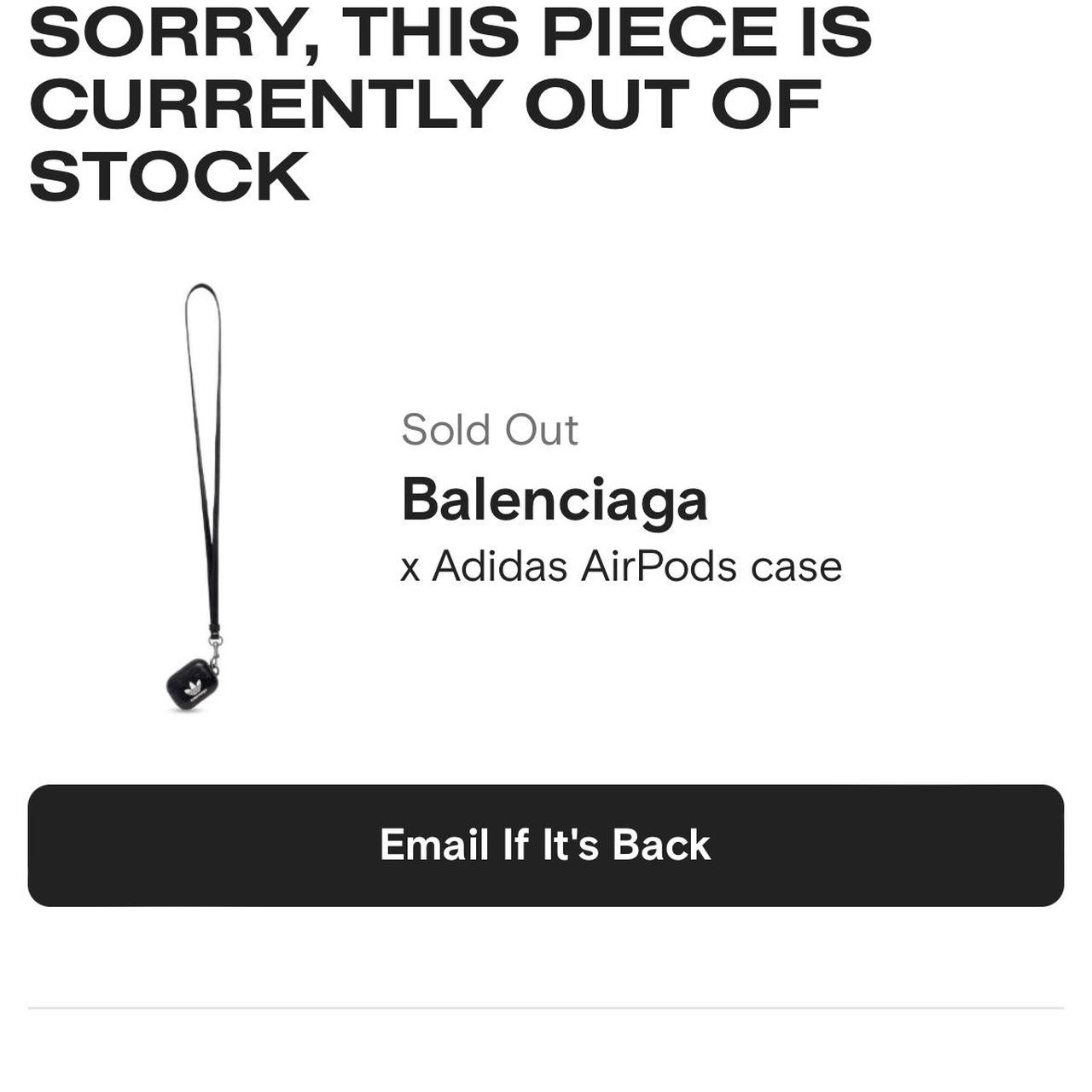 Balenciaga x Adidas collab Airpods Pro case. Both | Depop Balenciaga x Adidas collab Airpods Pro case. Both | Depop