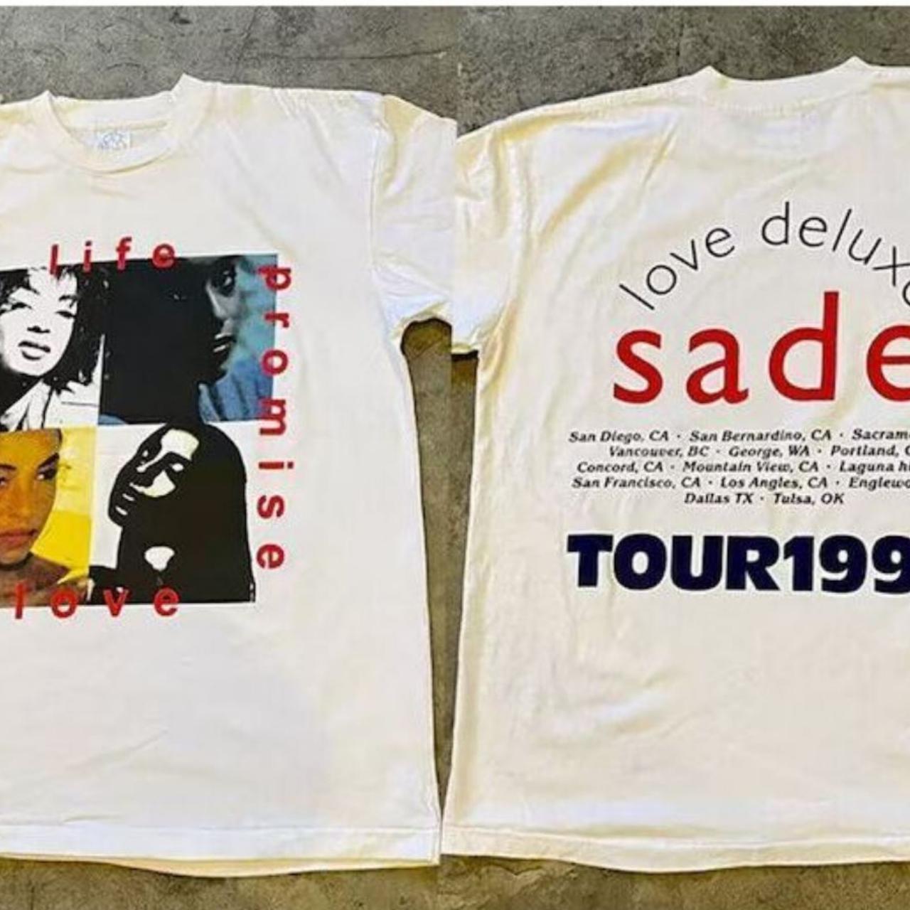 Sade Love Deluxe Tour 1993 Shirt, Vtg 90s Sade Album | Depop Sade Love Deluxe Tour 1993 Shirt, Vtg 90s Sade Album | Depop