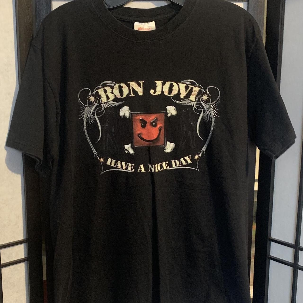 have a nice day t shirt bon jovi