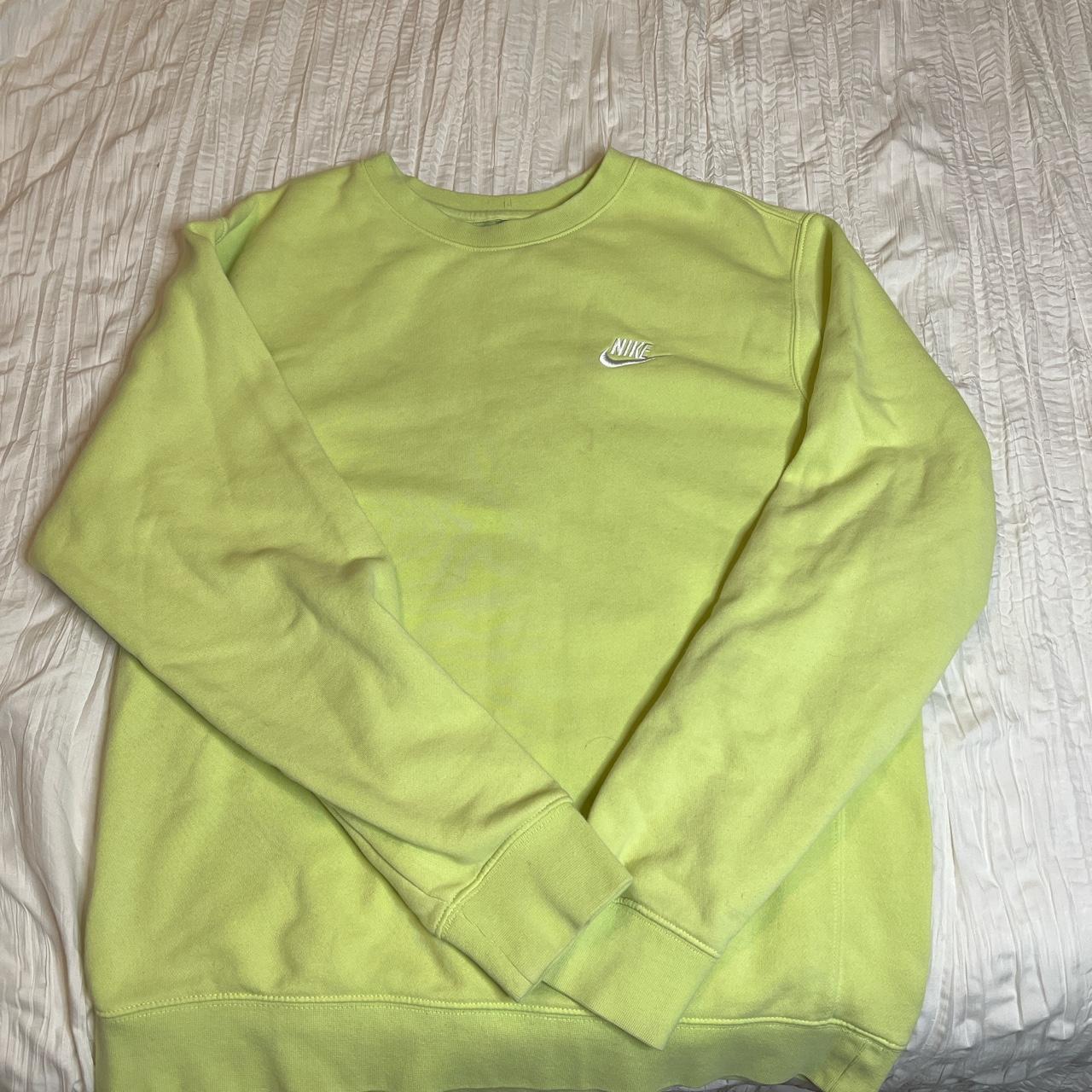 electric green nike clothes