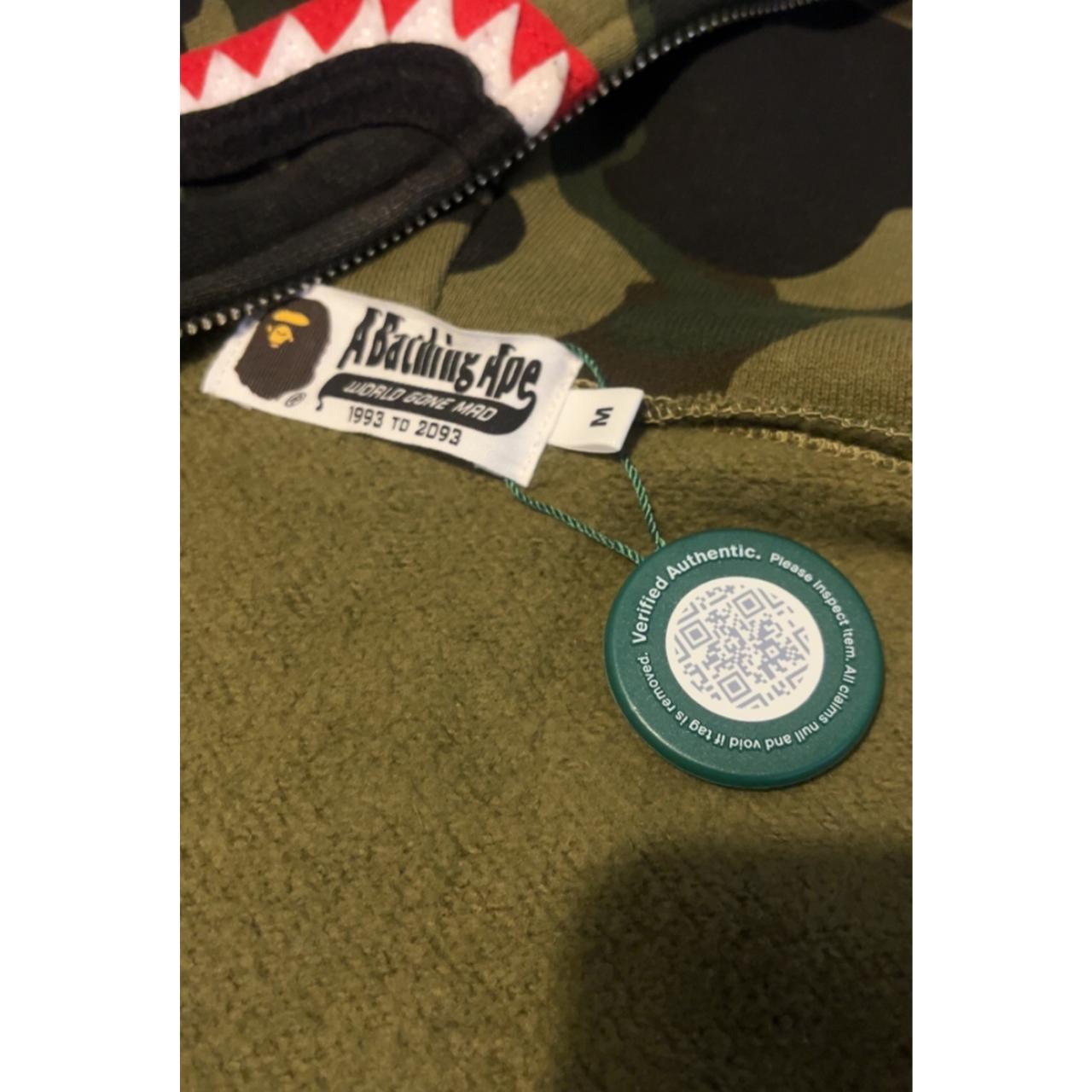 Authentic BAPE 1st Camo Shark Full Zip Hoodie. Depop